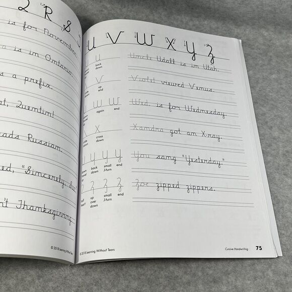 Handwriting Without Tears: Cursive Handwriting Paperback Workbook 2018 Olsen - Picture 5 of 12